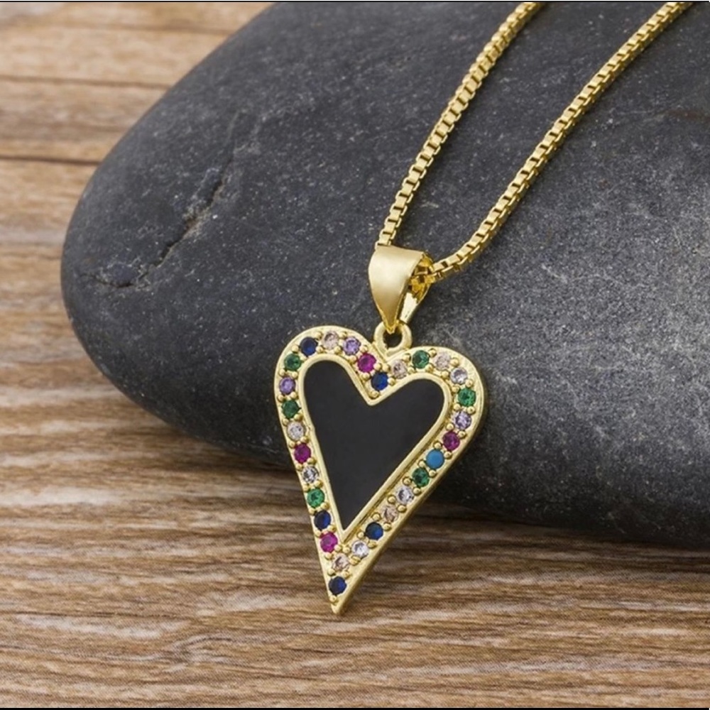 Heart pendant necklace new - Picture 1 of 1